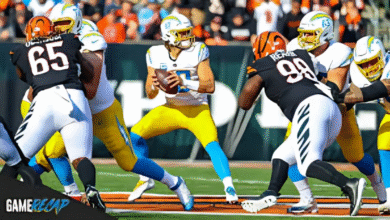 Bengals vs Chargers Match Player Stats