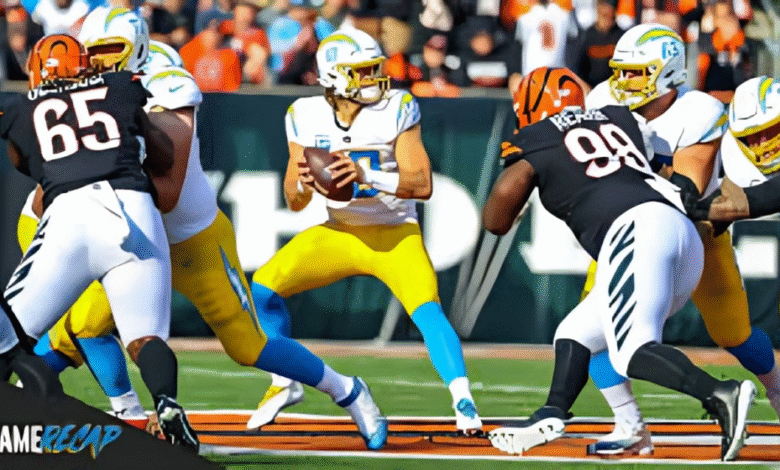 Bengals vs Chargers Match Player Stats