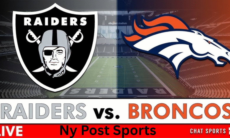 Denver Broncos vs Las Vegas Raiders Match Player Stats