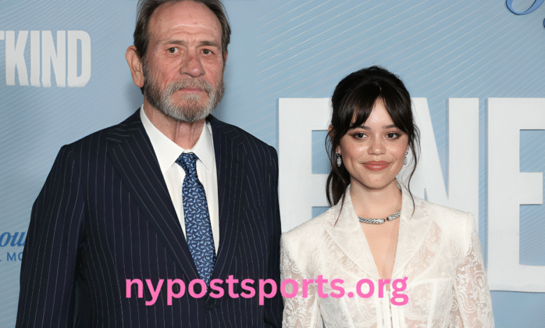 Tommy Lee Jones and Jenna Ortega