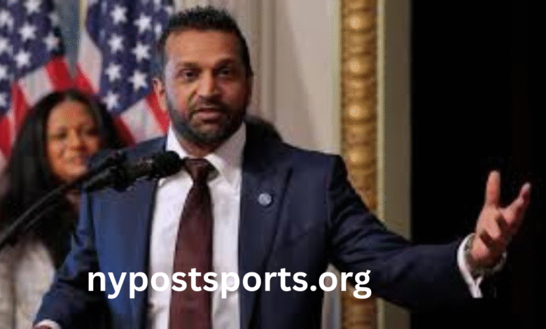 Kash Patel Eye Injury