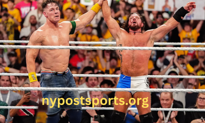 John Cena vs AJ Styles